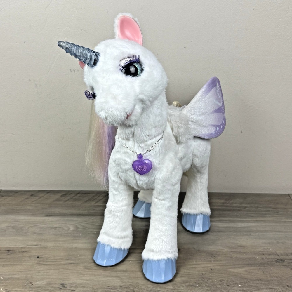 Hasbro FurReal Friends StarLily My Magical Unicorn Interactive Pet White B0450